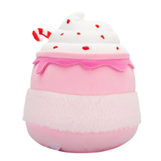 SQUISHMALLOWS Ethel the Pink Candy Cane Hot Chocolate