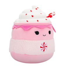 SQUISHMALLOWS Ethel the Pink Candy Cane Hot Chocolate