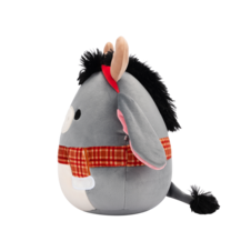 SQUISHMALLOWS Jason the Grey Donkey W/Antlers and Scarf