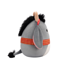 SQUISHMALLOWS Jason the Grey Donkey W/Antlers and Scarf