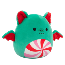 SQUISHMALLOWS Ricardo the Green Bat W/Peppermint Swirl Belly