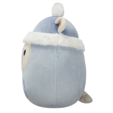 SQUISHMALLOWS Brooke the White Polar Bear W/Grey Snowflake Snowsuit