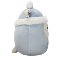 SQUISHMALLOWS Brooke the White Polar Bear W/Grey Snowflake Snowsuit