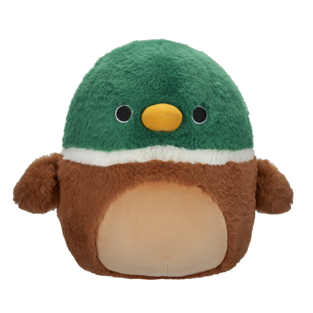 SQUISHMALLOWS Fuzzamallows Avery the Mallard Duck, 30 cm