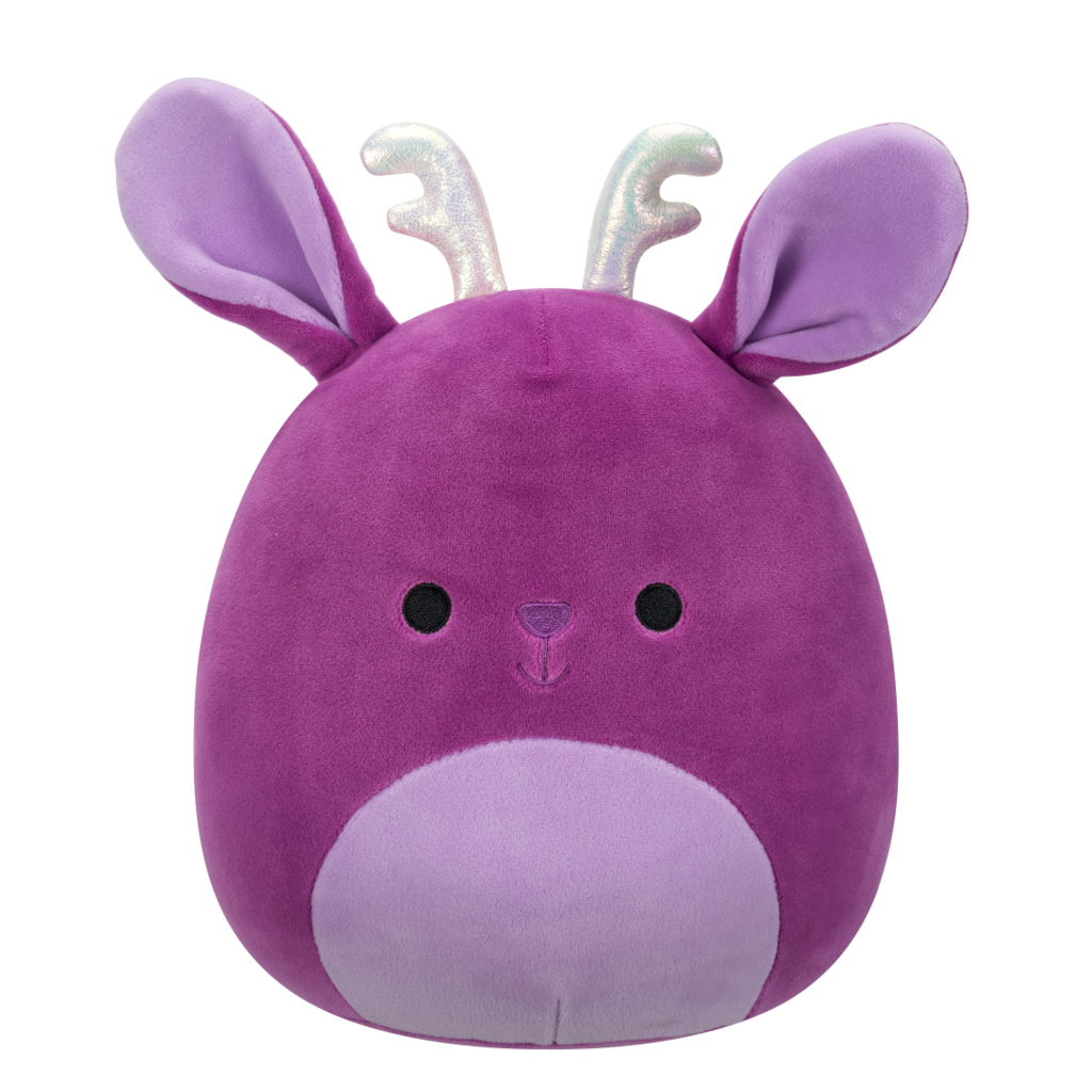 SQUISHMALLOWS Maria Del Mar the Purple Jackalope W/Sparkle Antlers