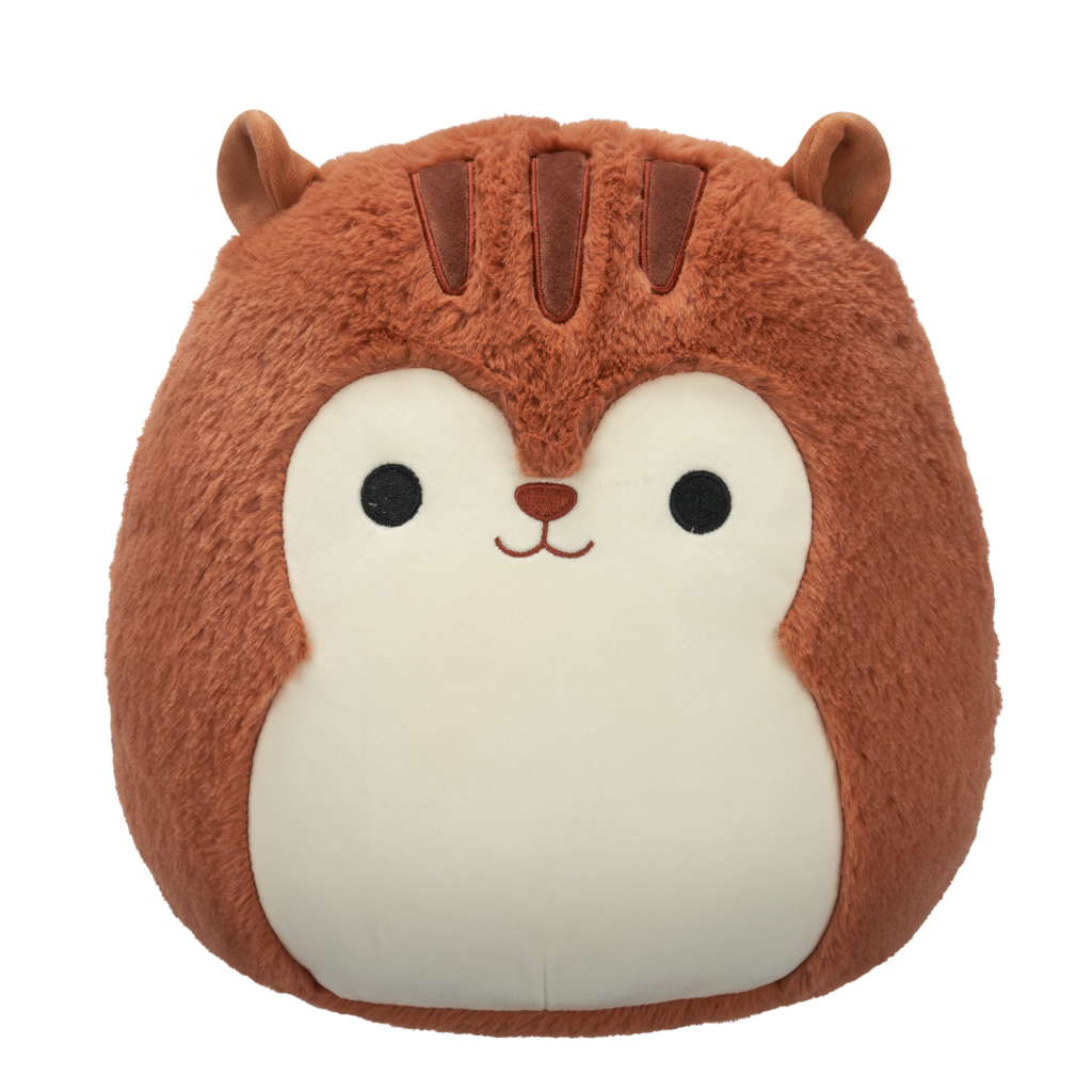 SQUISHMALLOWS Fuzzamallows Sawyer the Brown Squirrel, 30 cm