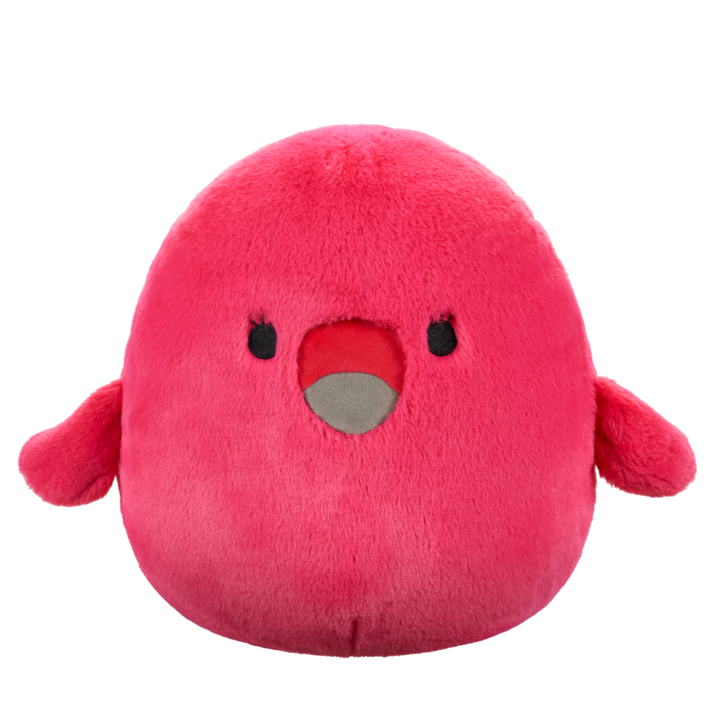 SQUISHMALLOWS Fuzzamallows Cookie the Pink Flamingo, 30 cm
