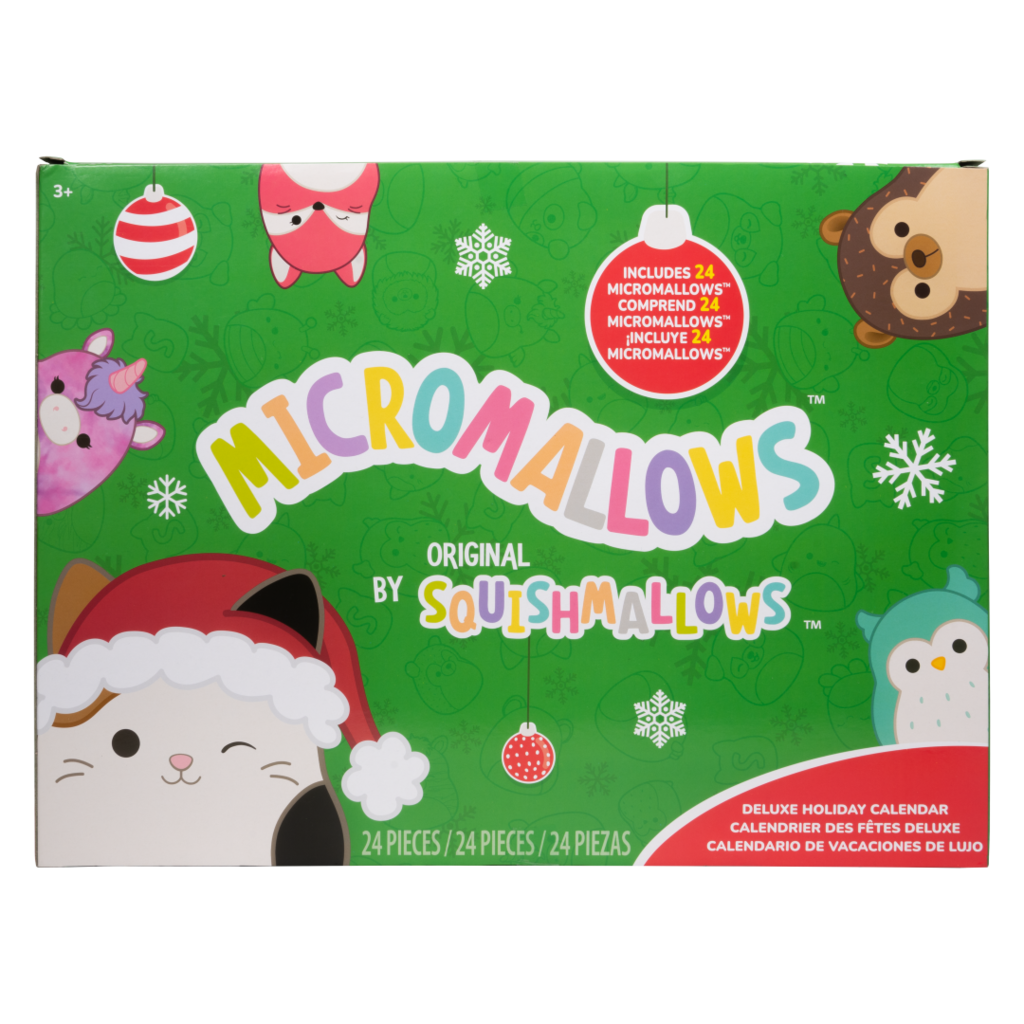 SQUISHMALLOWS Micromallows Holiday Calendar 24Pack