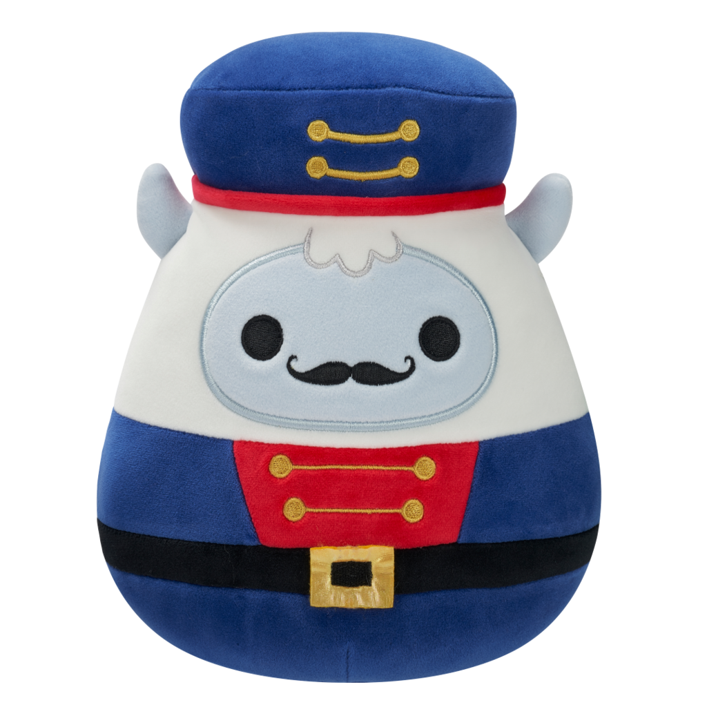 SQUISHMALLOWS Yuri the White Yeti in Blue Nutcracker Outfit