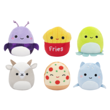 SQUISHMALLOWS Micromallows 6Pack - Lochneska, Chobotnice, Hranolky, Pizza, Kozel, Brouk - SQMM0012_4.png