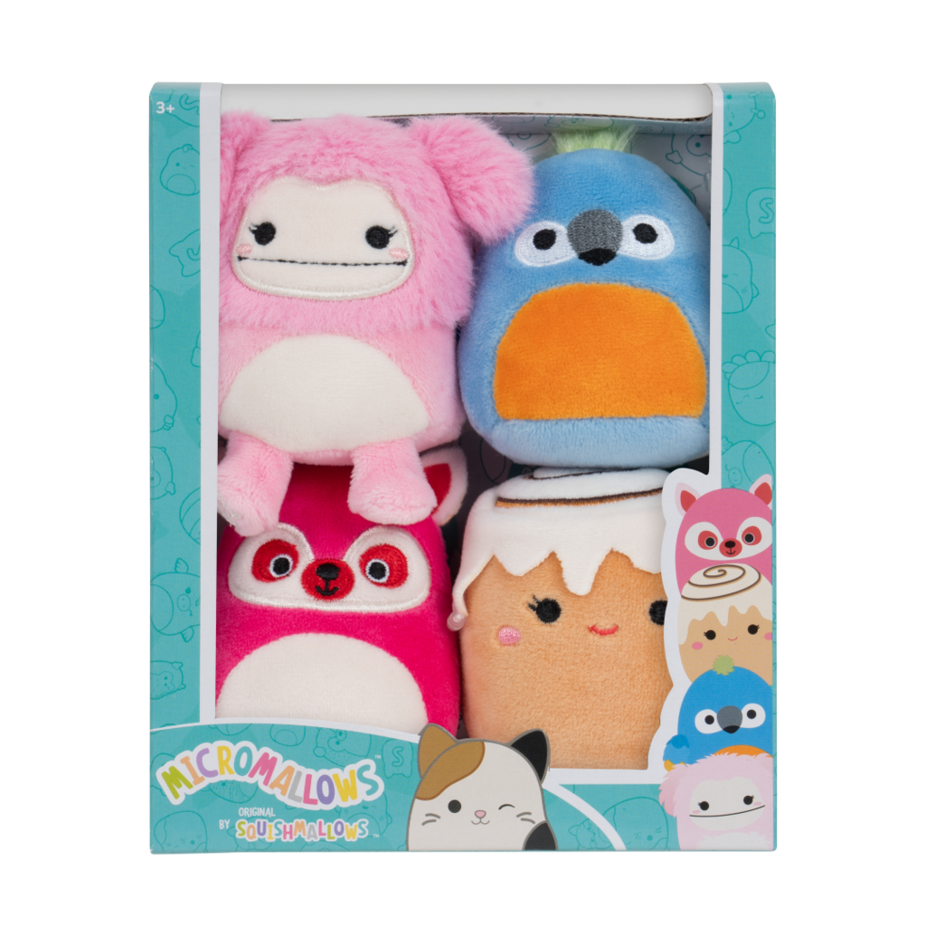 SQUISHMALLOWS Micromallows 4Pack - Chanel, Brina, Lucia, Tenise