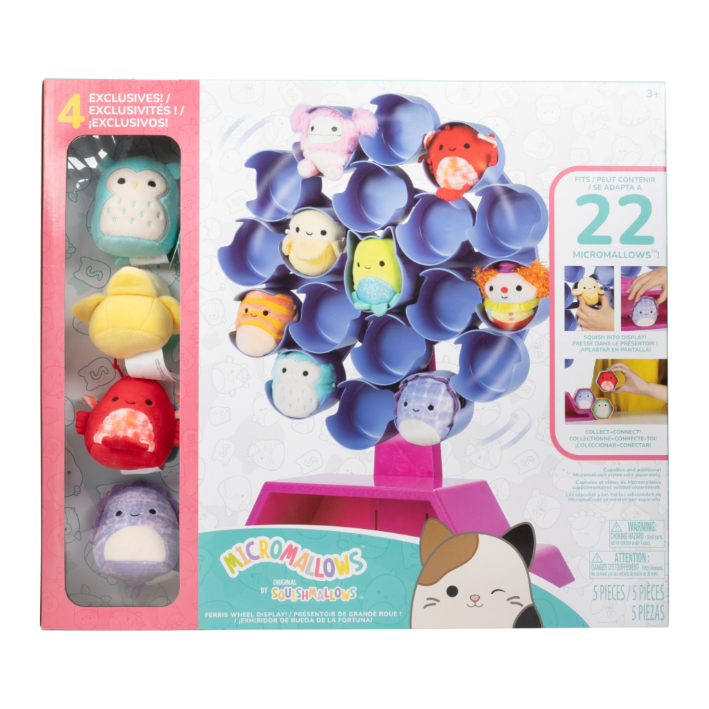 SQUISHMALLOWS Micromallows Play & Display - Ferris Wheel