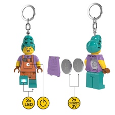 LEGO® Minifigures™ Keychain Light Ceramic Girl