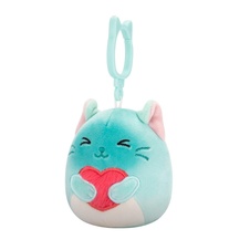 SQUISHMALLOWS Clip-On Sigrid the Teal Siamese Cat