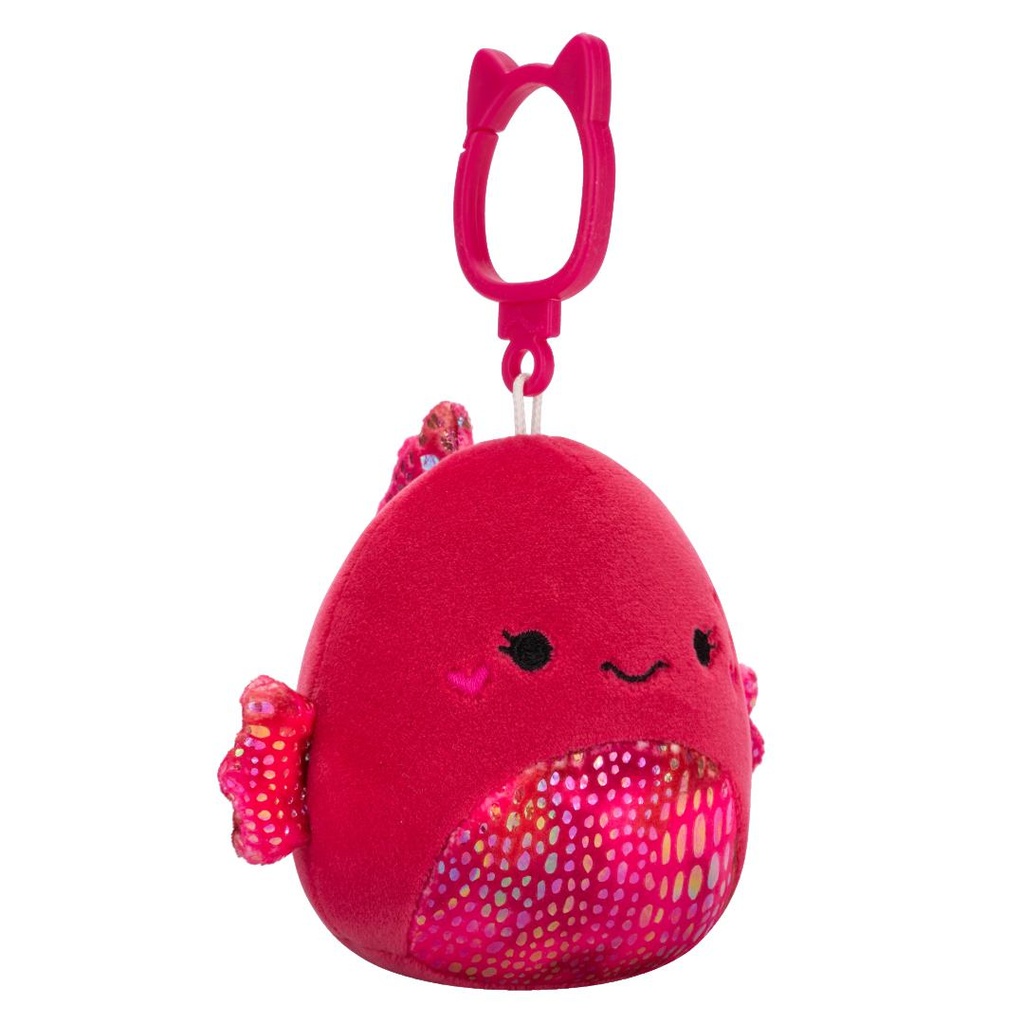 SQUISHMALLOWS Clip-On Barella the Raspberry Betta Fish
