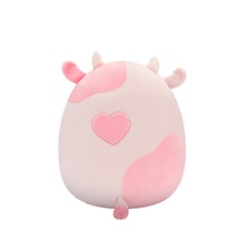 SQUISHMALLOWS Reshma the Light Pink Cow W/Dark Pink Spots, 30 cm