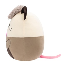 SQUISHMALLOWS Luanne the Grey Opossum Holding Lollipop, 30 cm