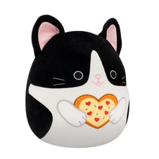 SQUISHMALLOWS Cicely the Black And White Tuxedo Cat, 30 cm