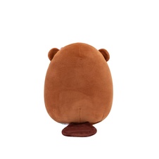 SQUISHMALLOWS Chip the Brown Beaver W/Flower Crown and Hearts