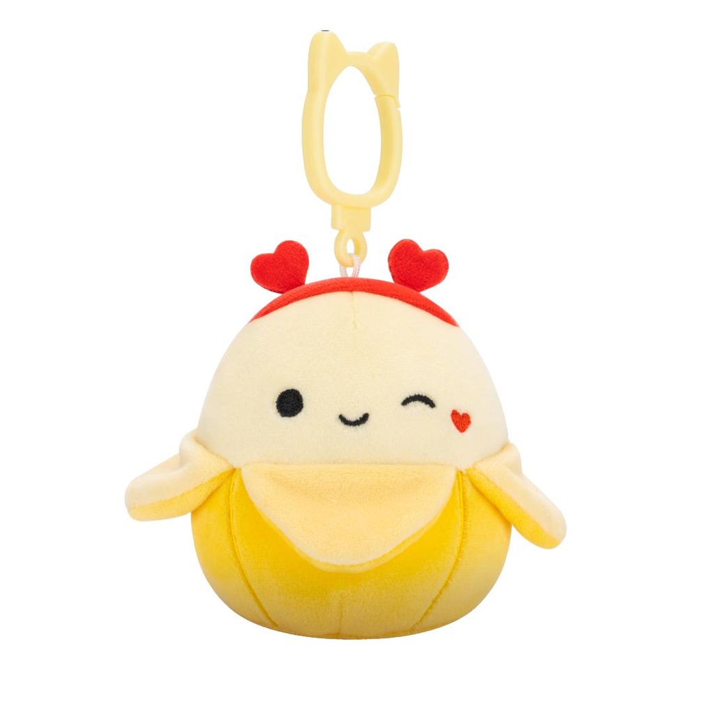 SQUISHMALLOWS Clip-On Junie the Winking Yellow Banana
