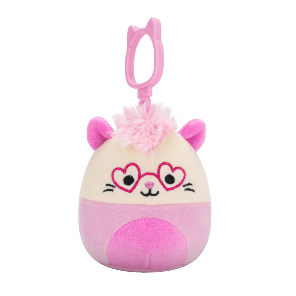 SQUISHMALLOWS Clip-On Chambless the Pink Opossum