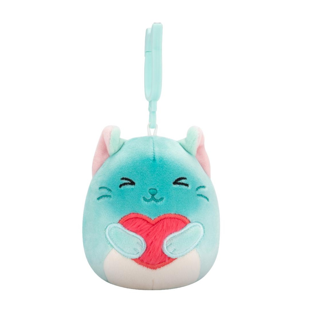 SQUISHMALLOWS Clip-On Sigrid the Teal Siamese Cat