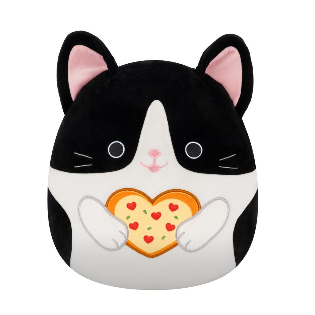 SQUISHMALLOWS Cicely the Black And White Tuxedo Cat, 30 cm