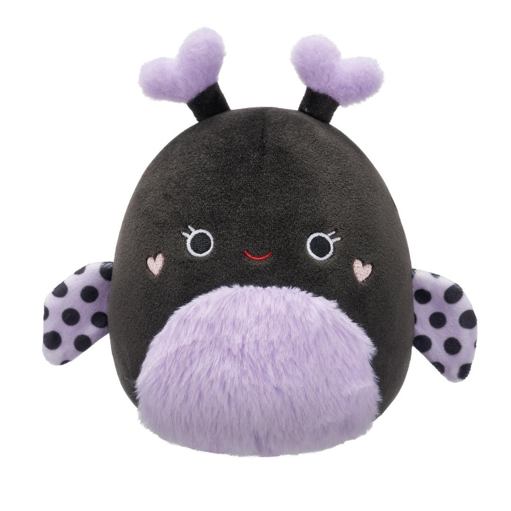 SQUISHMALLOWS Citlalli the Black and Purple Ladybug W/Fuzzy Belly