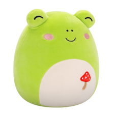 SQUISHMALLOWS Wendy the Green Frog W/Mushroom Embroidery