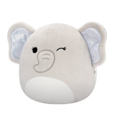 SQUISHMALLOWS Cherish the Winking Grey Elephant w/Sparkle Ears