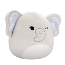 SQUISHMALLOWS Cherish the Winking Grey Elephant w/Sparkle Ears