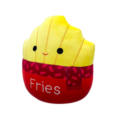 SQUISHMALLOWS Floyd the Yellow French Fries W/Red Scarf, 40 cm
