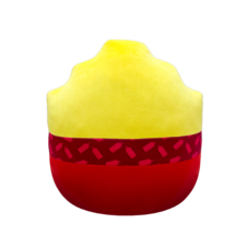 SQUISHMALLOWS Floyd the Yellow French Fries W/Red Scarf, 40 cm