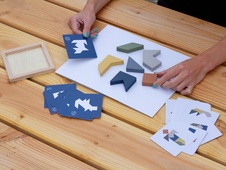 RECENTTOYS Tangram 4 živly - oheň