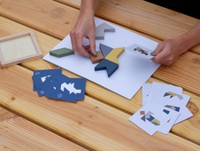 RECENTTOYS Tangram 4 živly - oheň