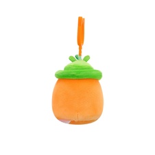 SQUISHMALLOWS Clip-On Caroleena the Orange Carrot W/Bucket Hat