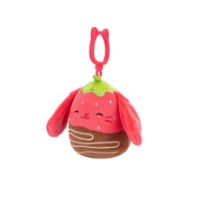 SQUISHMALLOWS Clip-On Gunda the Chocolate Dipped Strawberry Bunny
