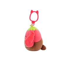 SQUISHMALLOWS Clip-On Gunda the Chocolate Dipped Strawberry Bunny