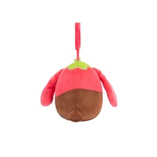 SQUISHMALLOWS Clip-On Gunda the Chocolate Dipped Strawberry Bunny