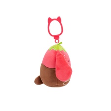 SQUISHMALLOWS Clip-On Gunda the Chocolate Dipped Strawberry Bunny