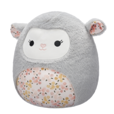 SQUISHMALLOWS Fuzzamallows Elea the Grey Lamb, 30 cm