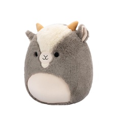 SQUISHMALLOWS Fuzzamallows Walker the Grey Goat, 30 cm