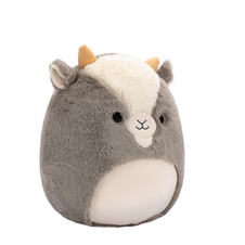 SQUISHMALLOWS Fuzzamallows Walker the Grey Goat, 30 cm