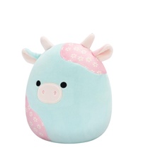 SQUISHMALLOWS Yamaris the Mint and Pink Floral Cow