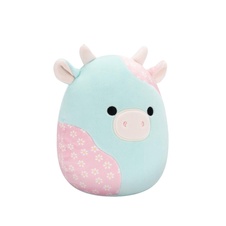 SQUISHMALLOWS Yamaris the Mint and Pink Floral Cow