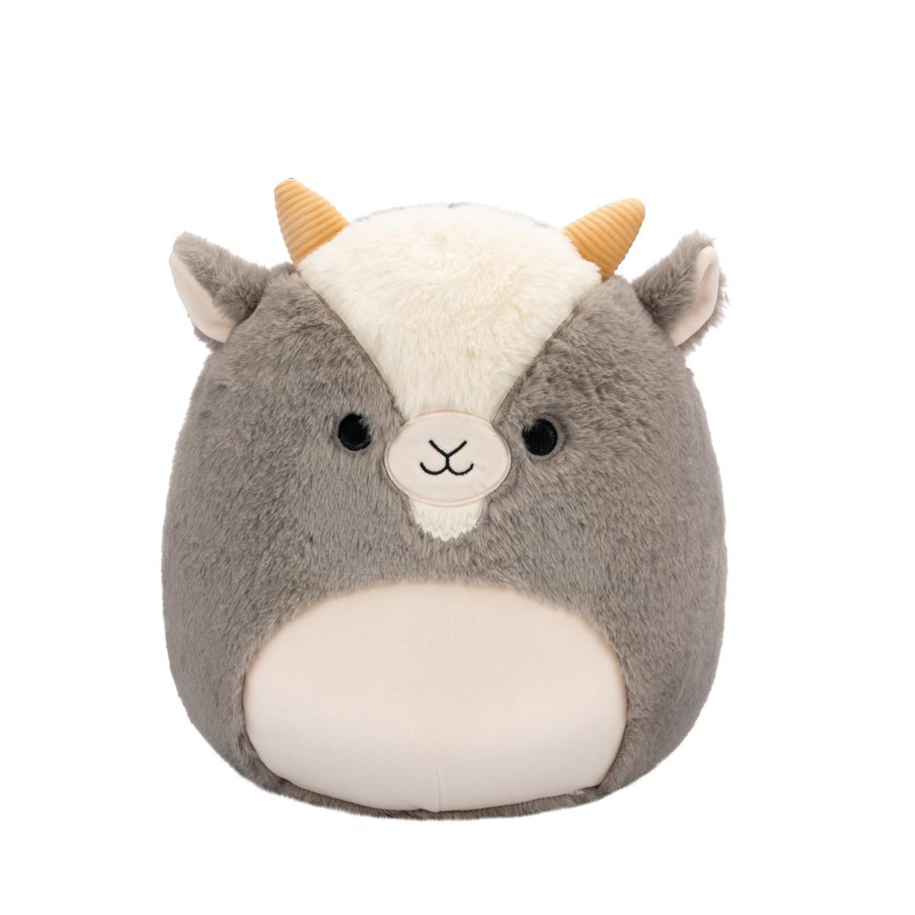 SQUISHMALLOWS Fuzzamallows Walker the Grey Goat, 30 cm