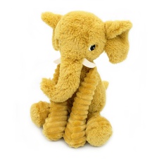 PTIPOTOS Plush elephant Dimoitou mustard - mom with baby