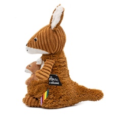 PTIPOTOS Plush kangaroo Allezou brown - mom with baby