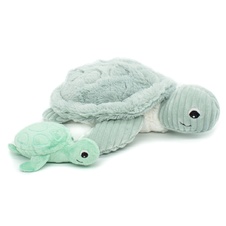 PTIPOTOS Plush turtle Savenou mint - mother with baby