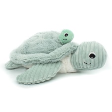 PTIPOTOS Plush turtle Savenou mint - mother with baby